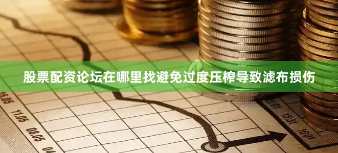 股票配资论坛在哪里找避免过度压榨导致滤布损伤